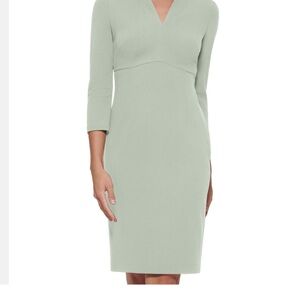Elegant Mint Green Women's sheath Dress Easter wedding baptism communion